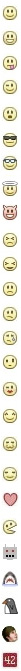 liste smileys tchat Facebook